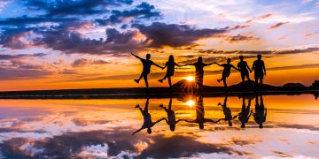 Japan’s “Beach Of Mirrors”, Chichibugahama