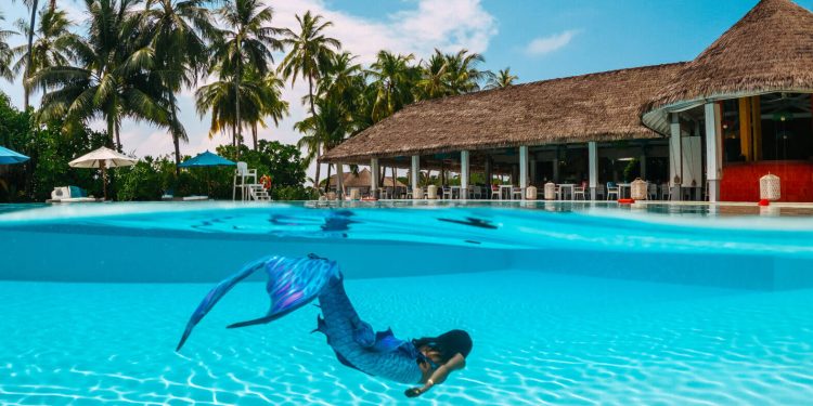 Go Swimming With A Mermaid At Seaside Finolhu BAA Atoll Maldives